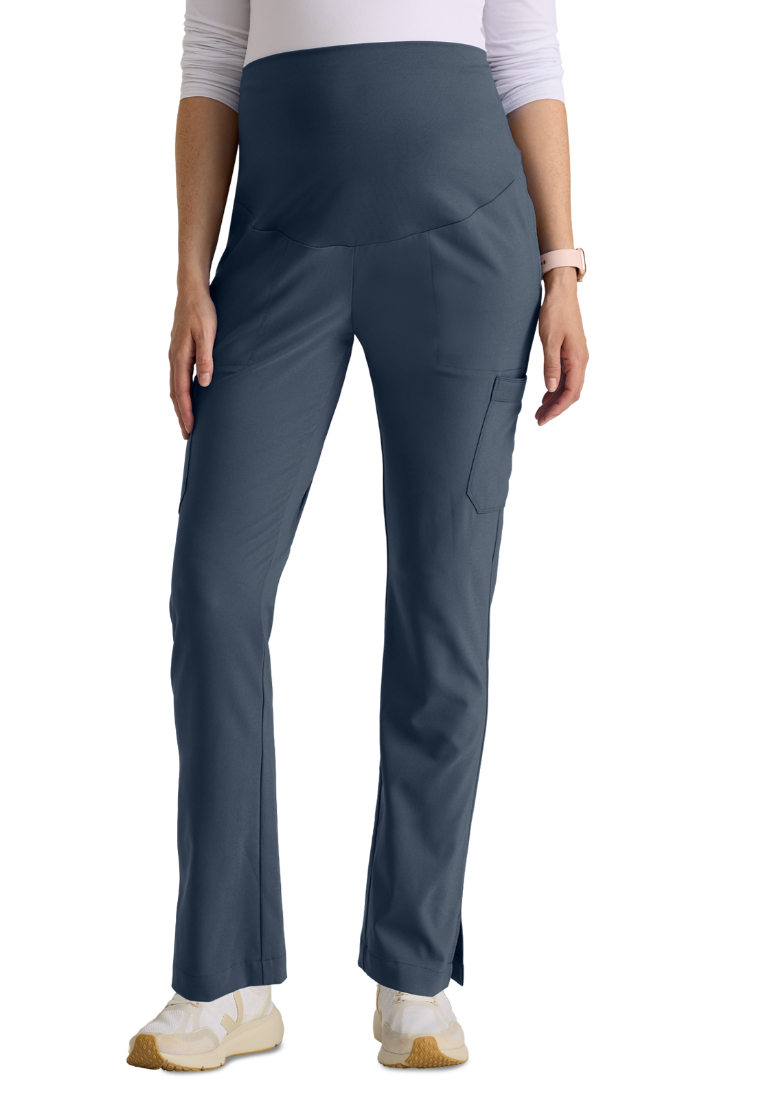Grey's Anatomy Evolve Stretch - Women's Six-Pocket Promise Maternity Scrub Pant 4