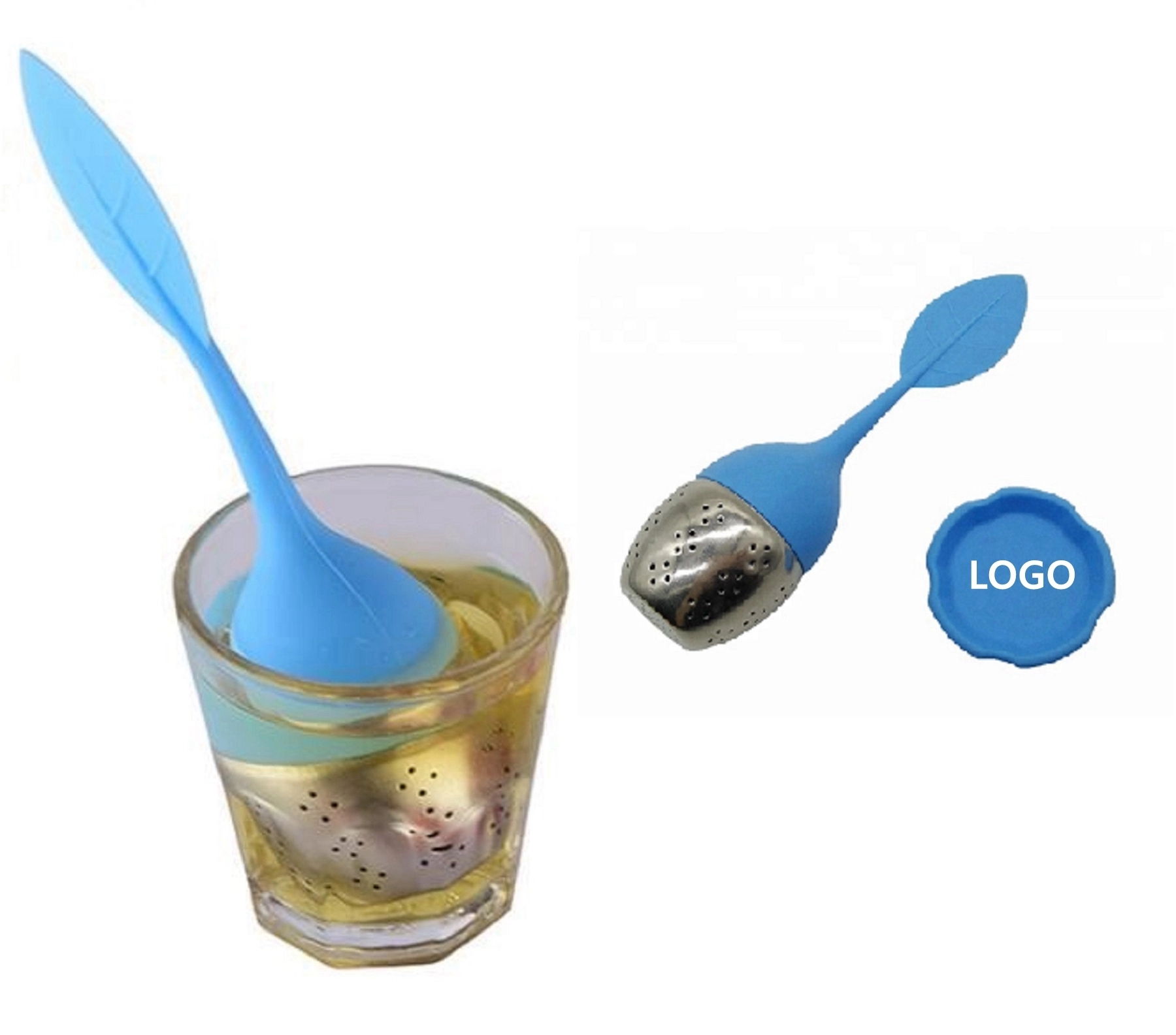 Leaf shape silicone Tea infuser 5