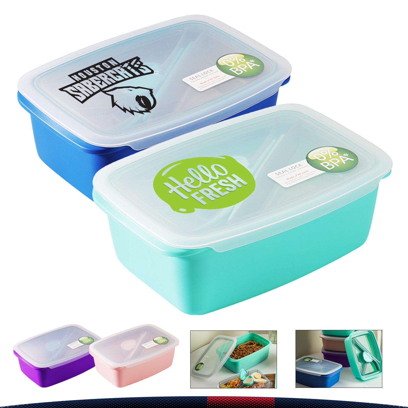 Cretch Rectangular Lunch Box 5