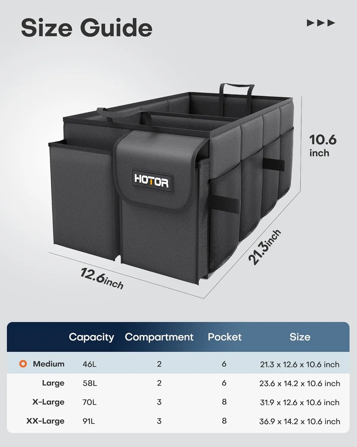 Foldable Car Storage Trunk Organizer 5