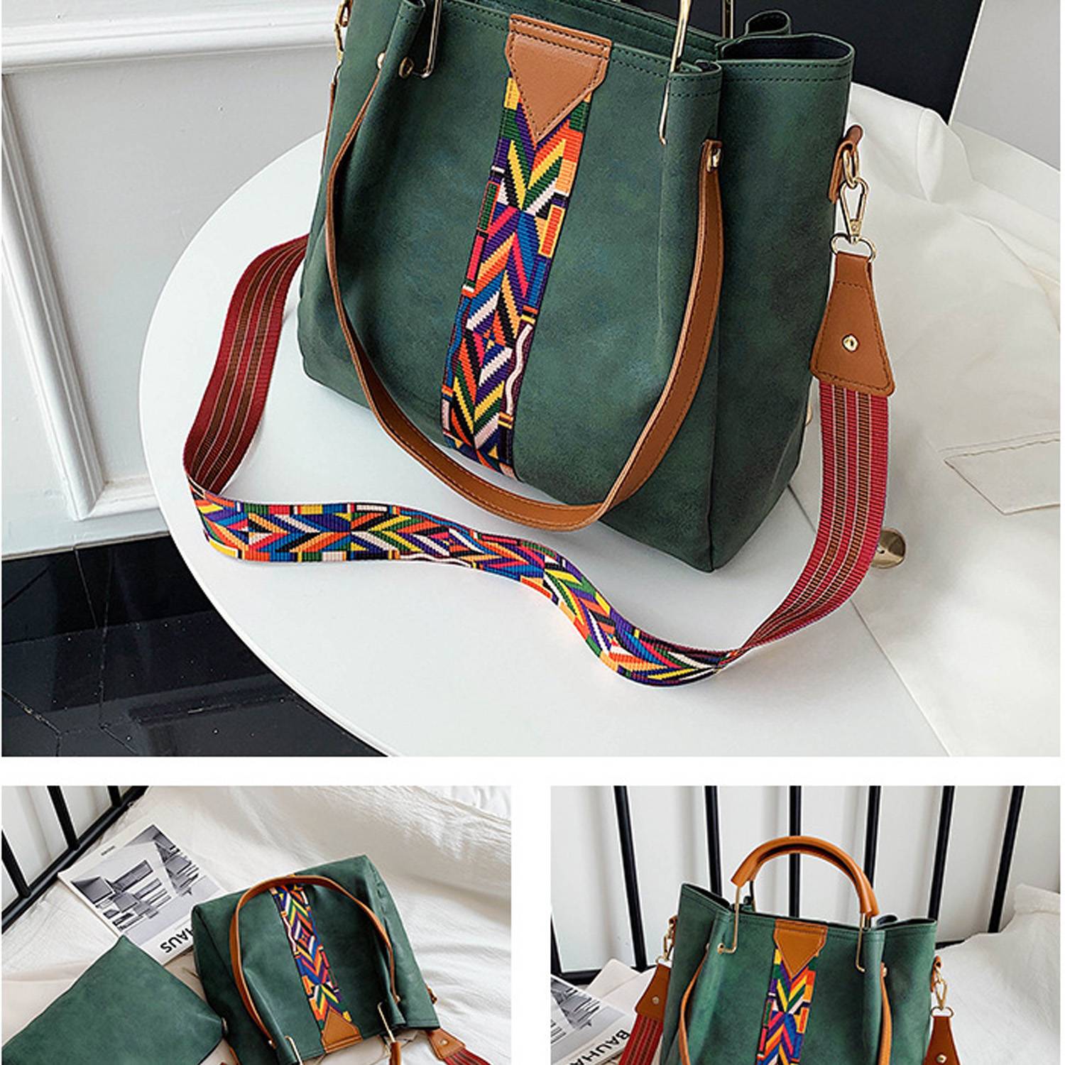 Women's PU Leather Crossbody Bag 3