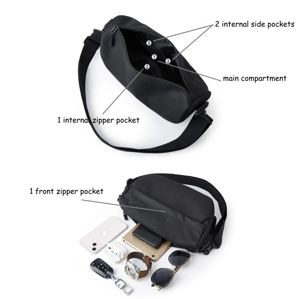 Unisex Travel Messenger Bag 2