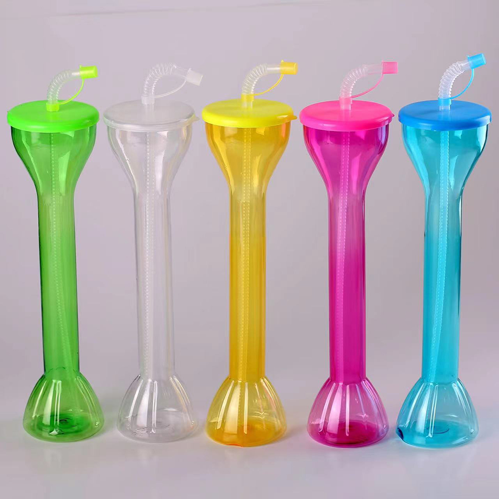 16oz dumbbell shaped straw cup 3