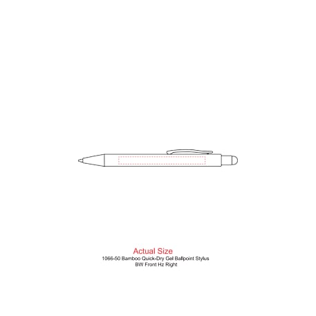 Bamboo Quick-Dry Gel Ballpoint Stylus 21
