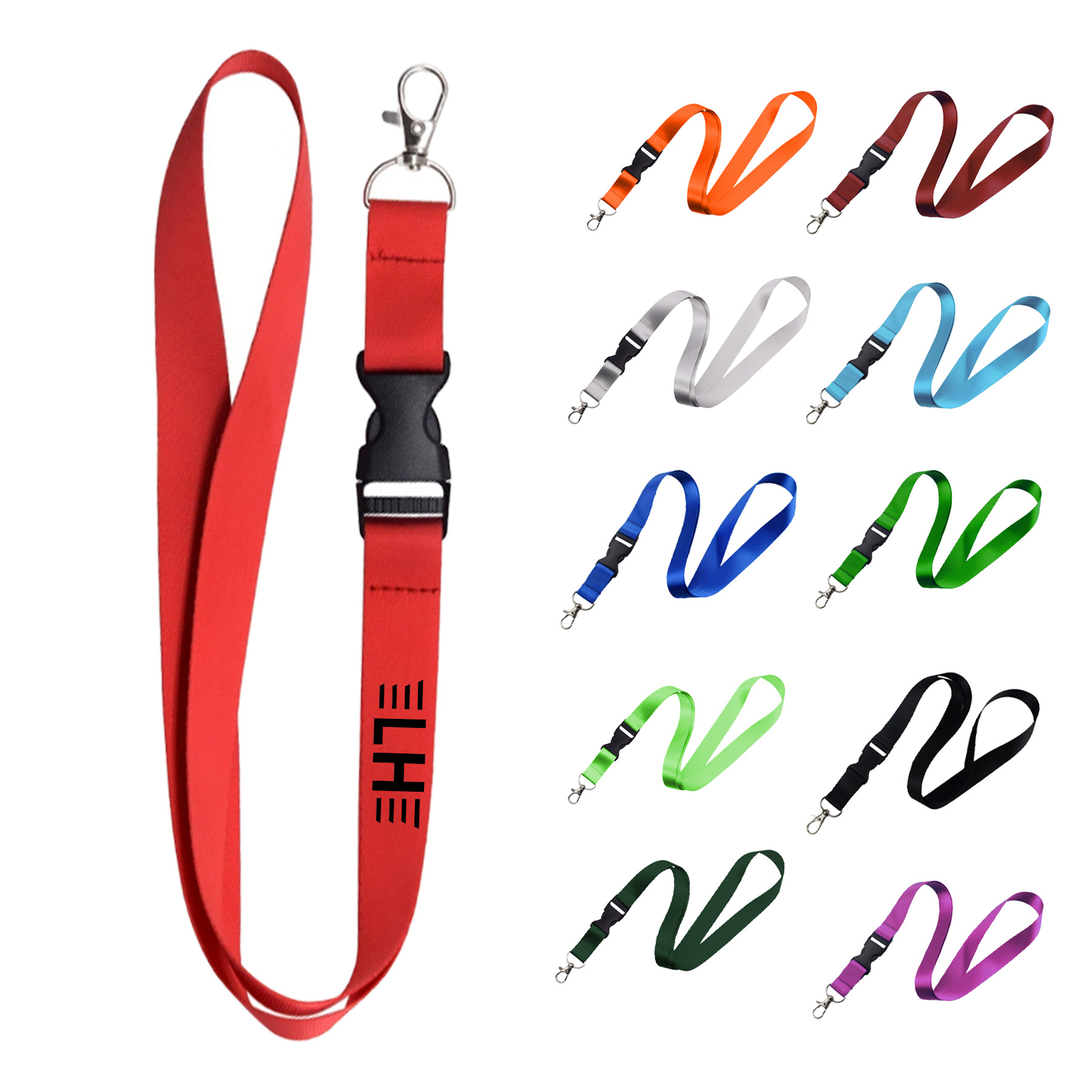 Work Badge Lanyard with Safety Breakaway Clasp 4