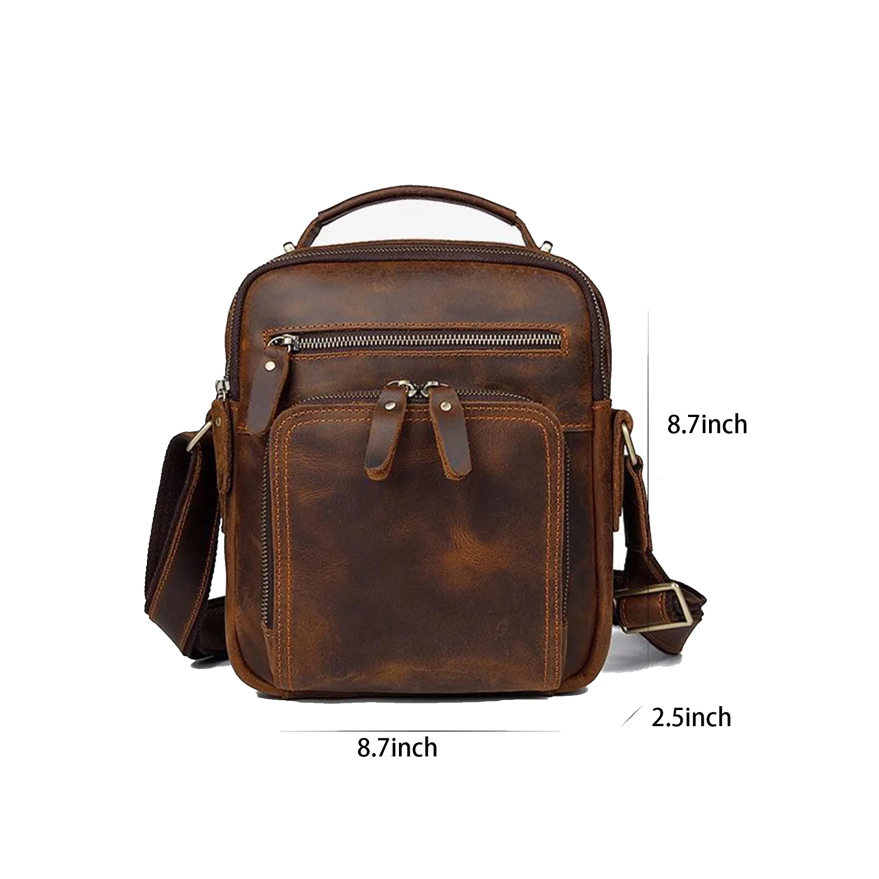 Leather Wearable backpack 6