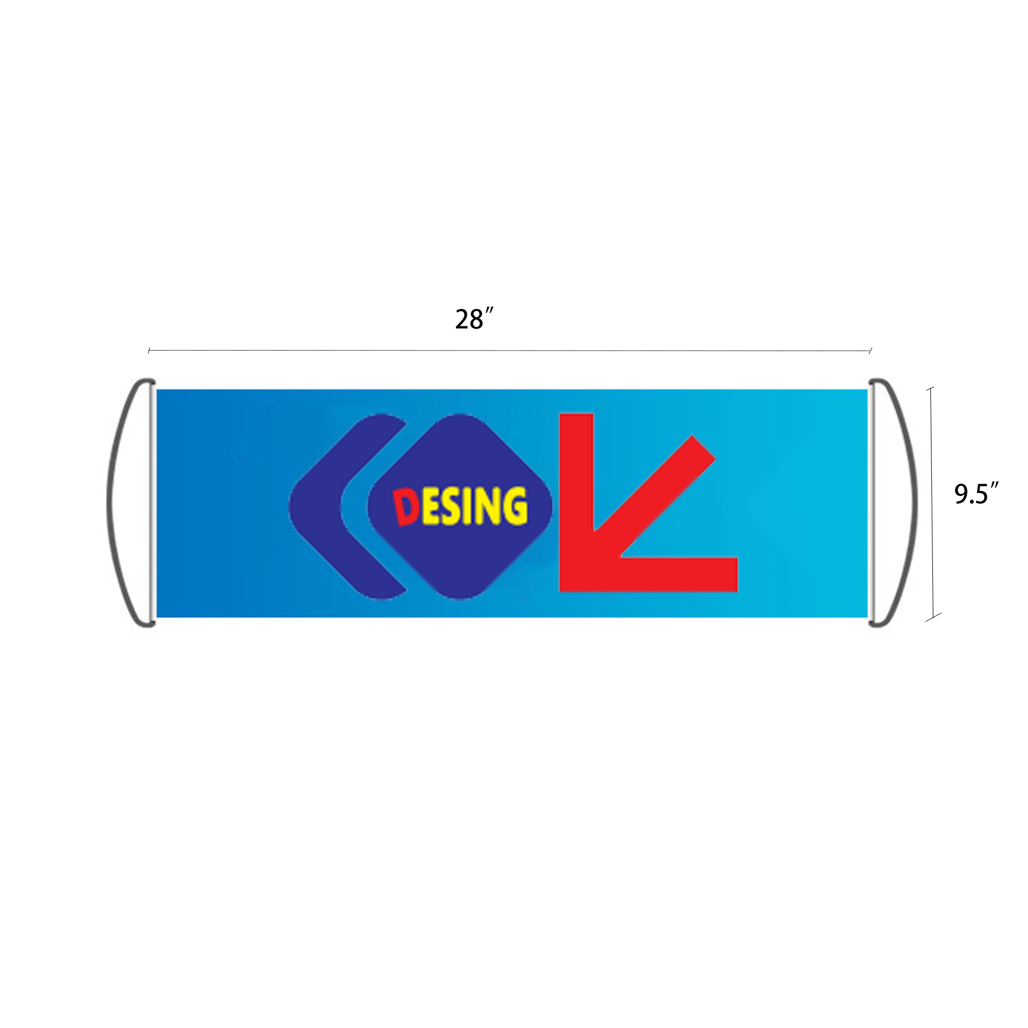Retractable Full Color Hand Held Scrolling Banner 2