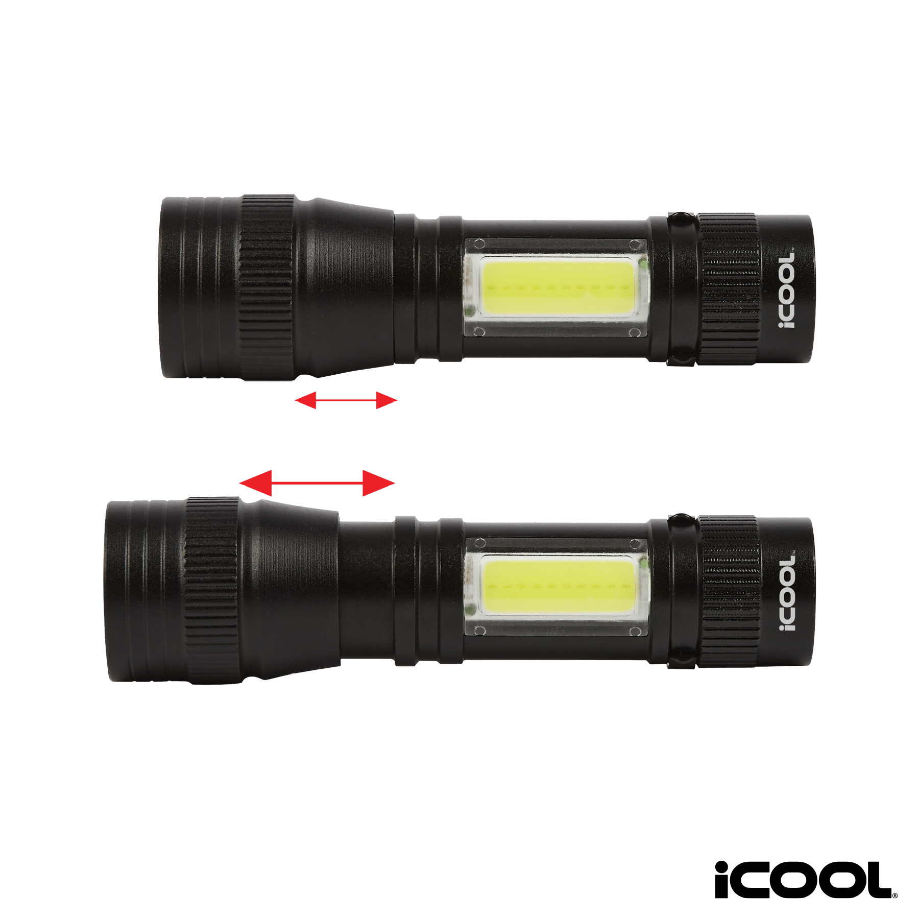 iCOOL Woodland Mini Rechargeable Tactical Flashlight 4