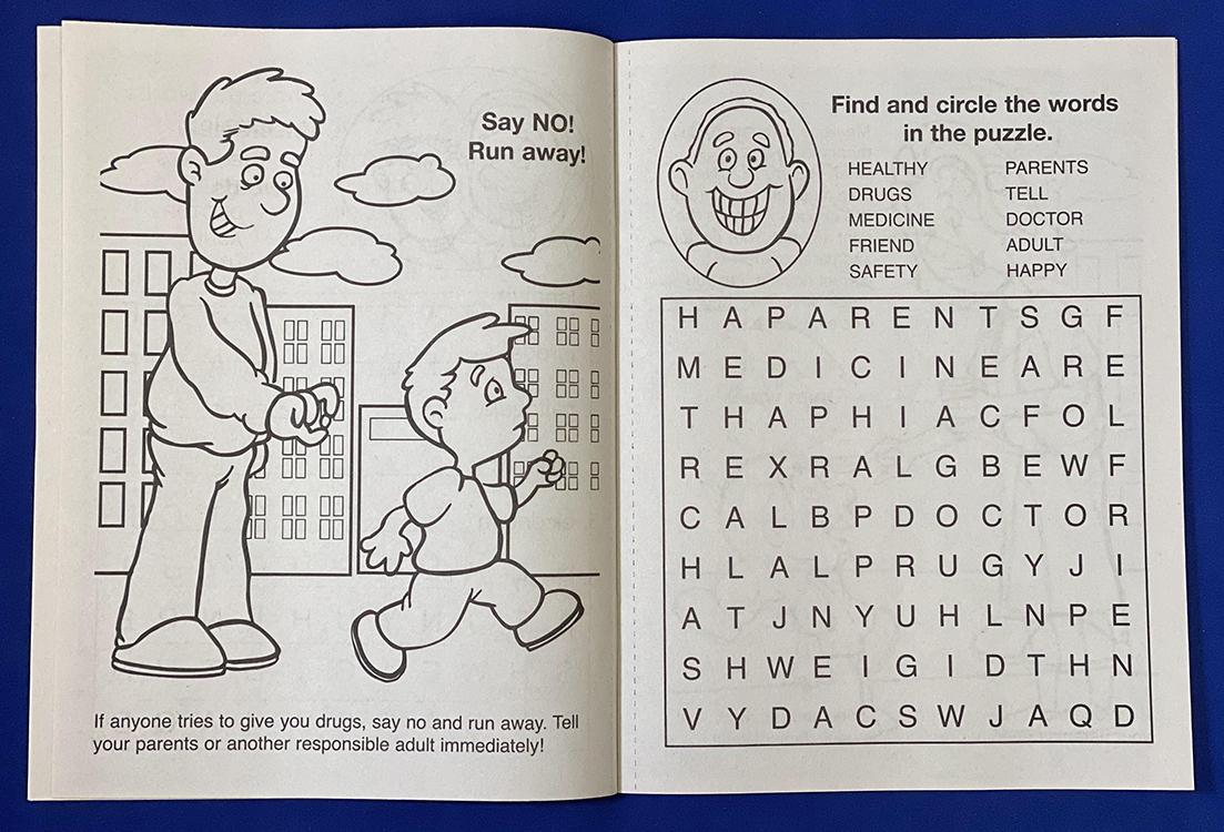 COLORING BOOK - Be Smart, Say NO to Drugs Coloring & Activity Book 4
