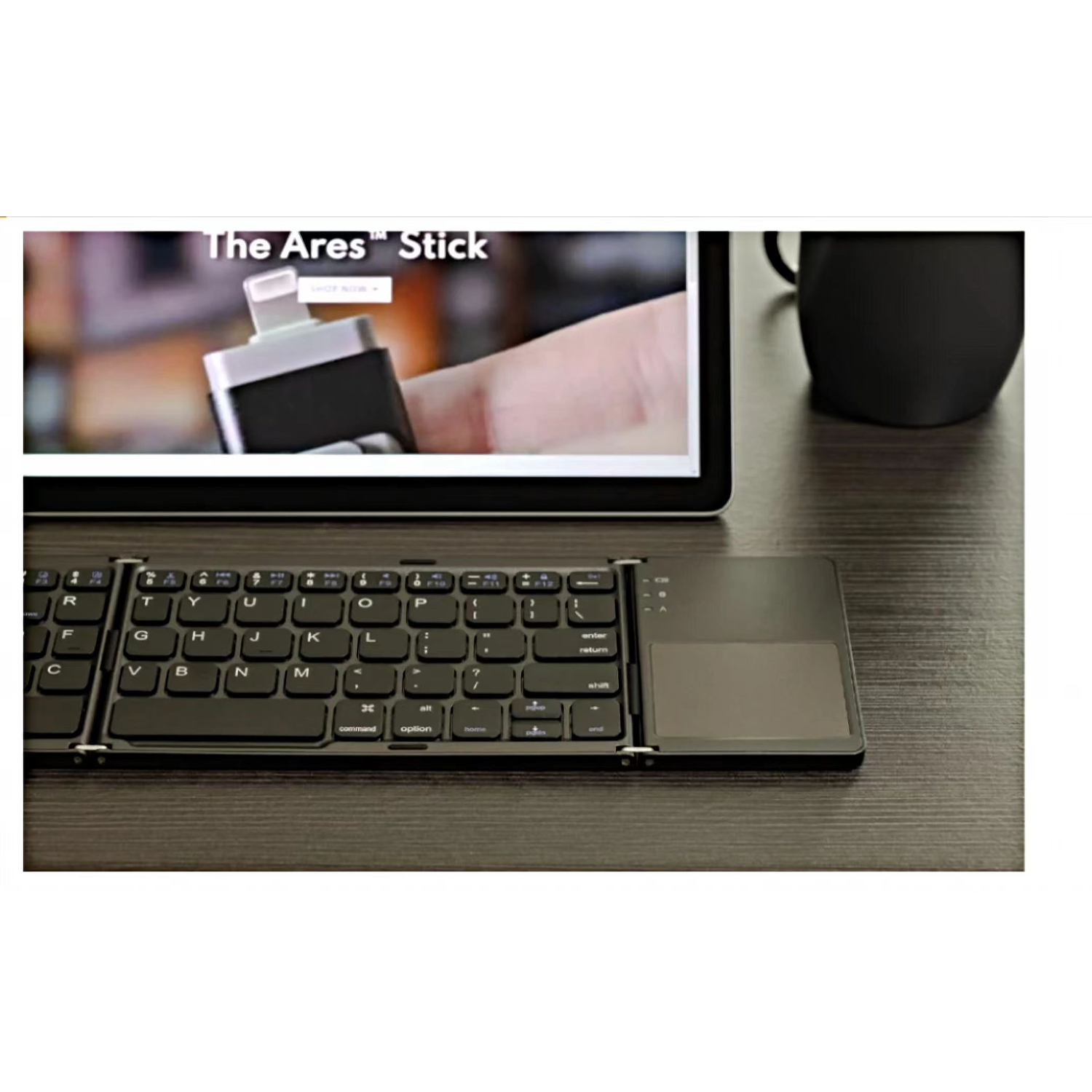 Folding Wireless and useful Keyboard w/ Touchpad 5