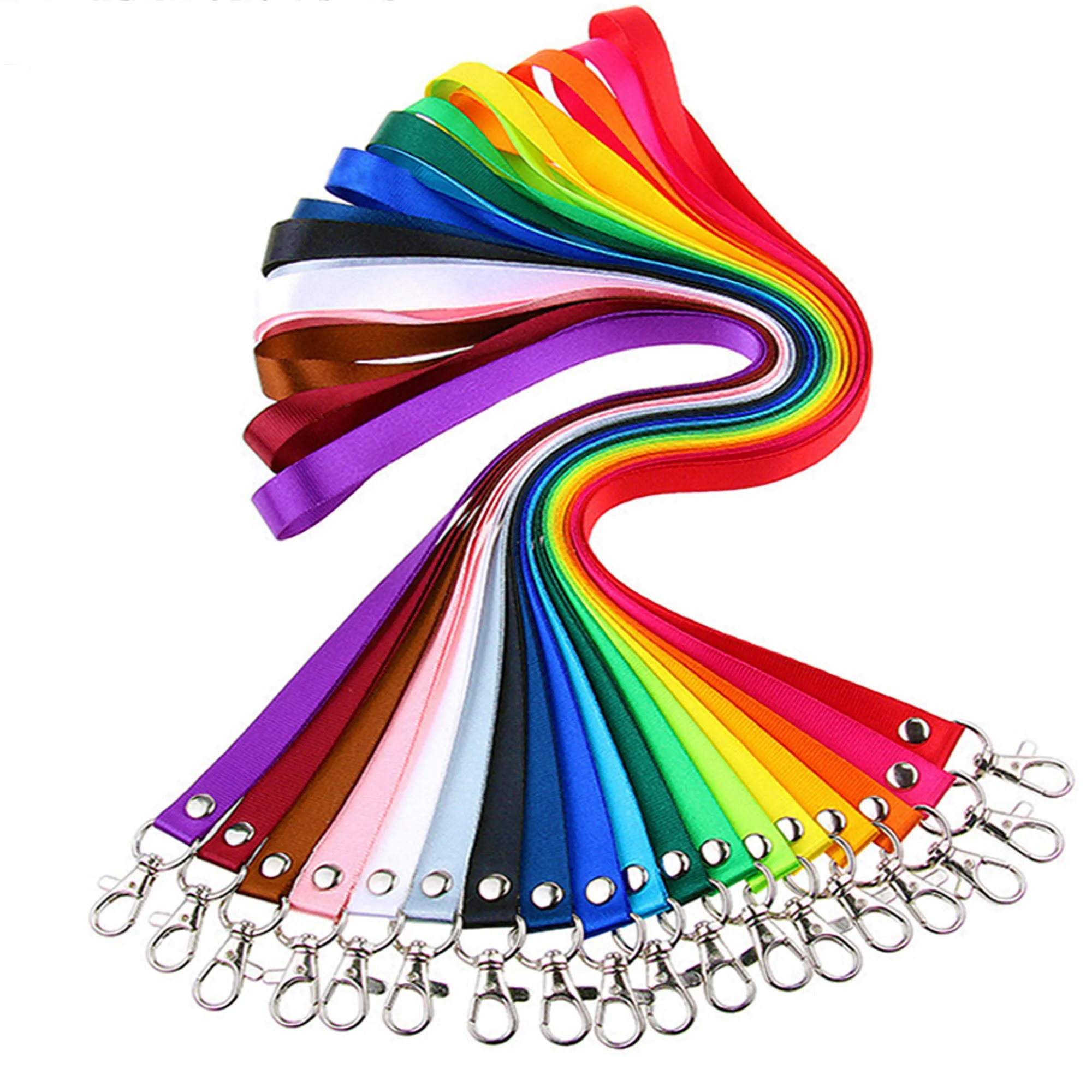 Lanyard Neck Strap For Id With Metal Clip 12