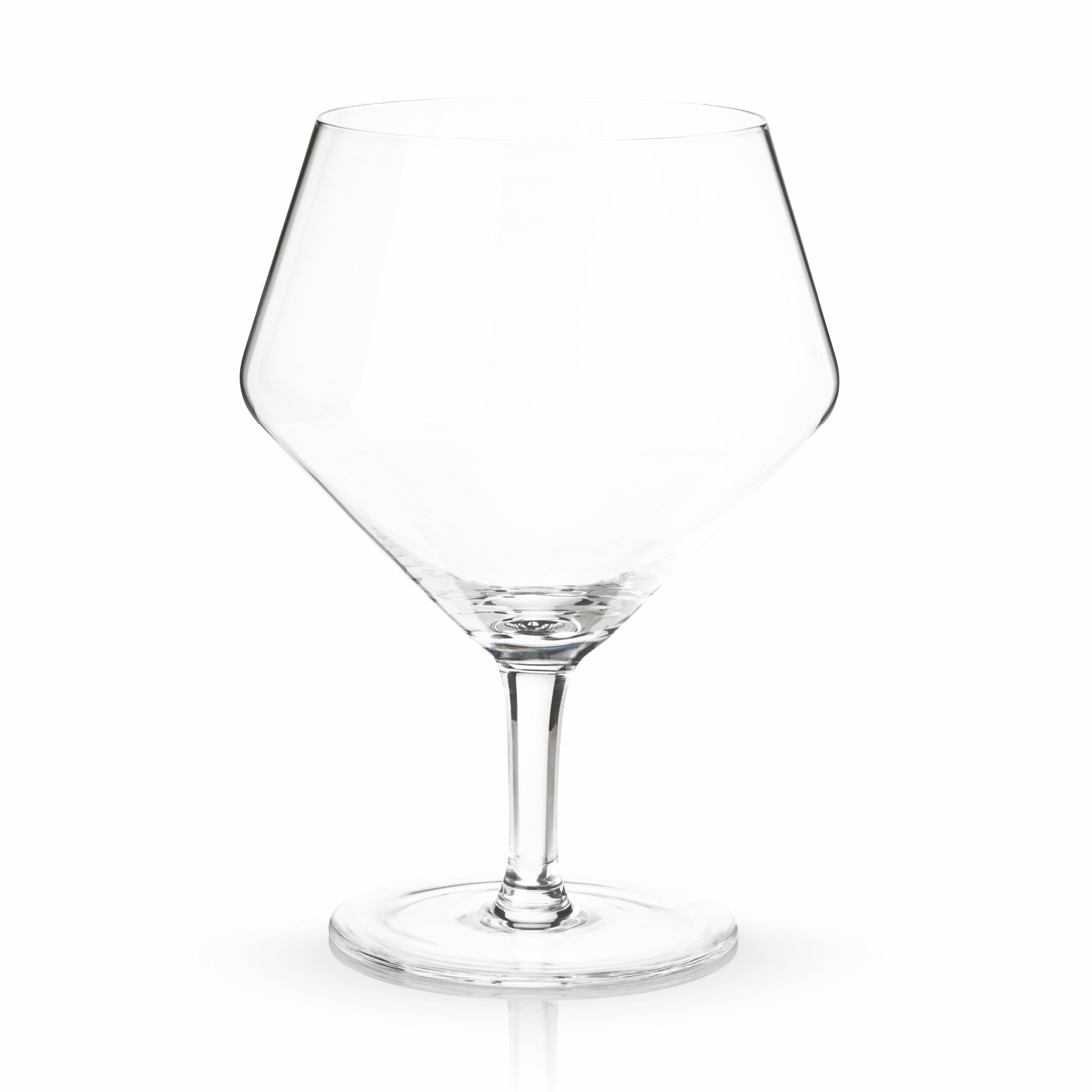 Viski® Angled Crystal Gin & Tonic Glass, set of 2 3