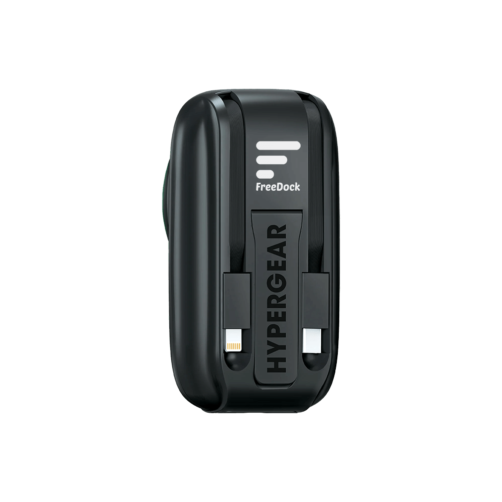 Hypergear 5,000mAh Mag Grip Go Magnetic Wireless Fast Charge Power Bank with Built-In Cables 19