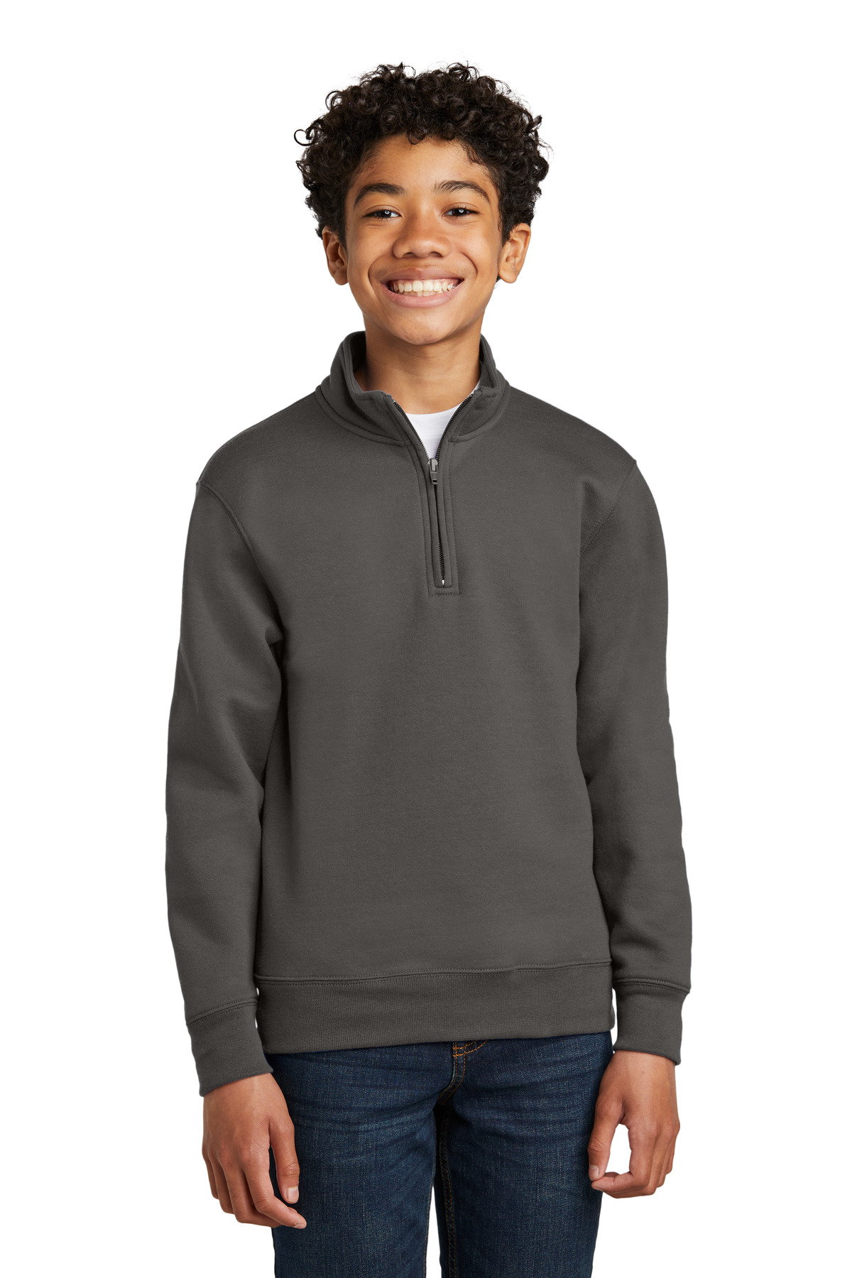 Port & Company® Youth Core Fleece 1/4-Zip Pullover Sweatshirt 38