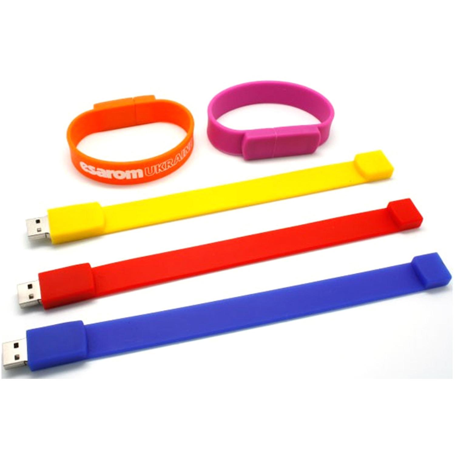 Wristband USB Flash Drives w/ Custom Logo USB Drive 1