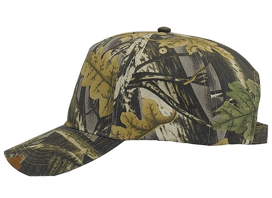OTTO CAP® Camouflage 5 Panel Mid Profile Baseball Cap 5
