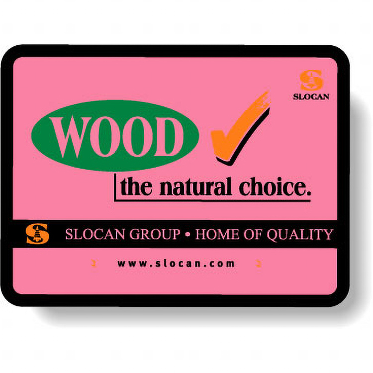 Fluorescent Red Paper Roll Labels Stock Rectangle (1.5"x2")