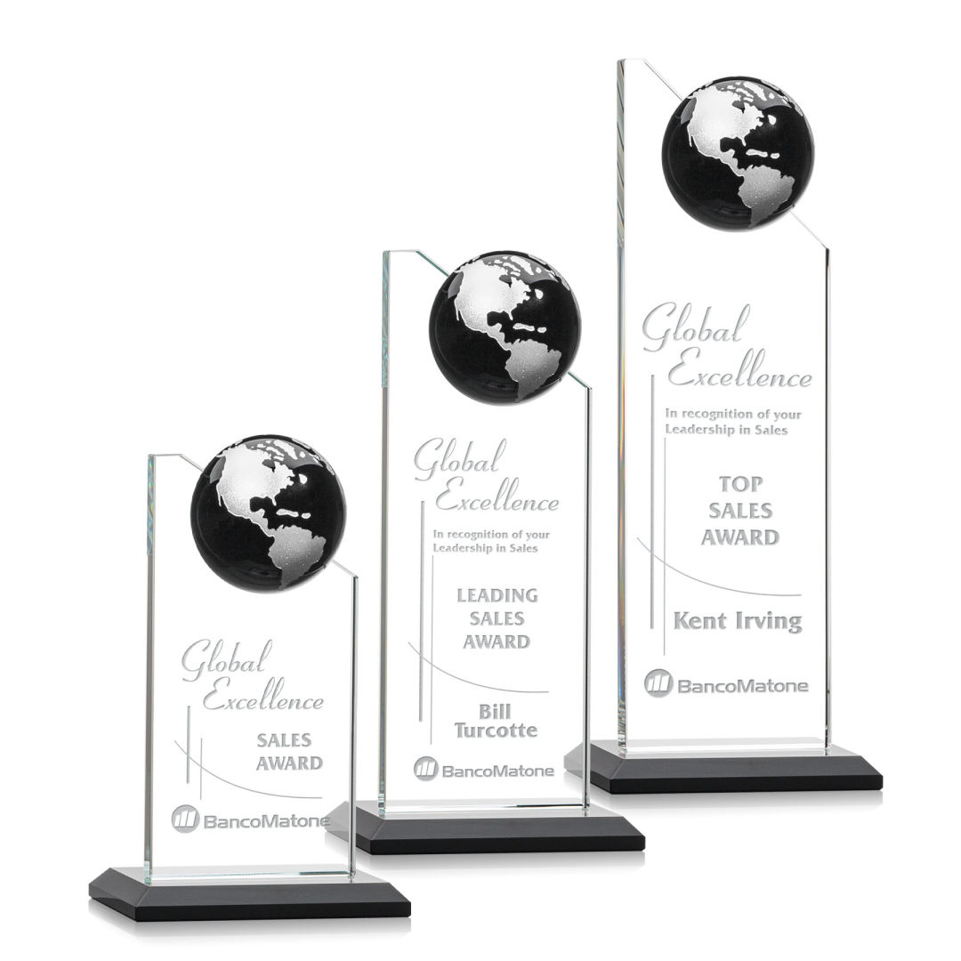 Arden Globe Award - Black/Silver