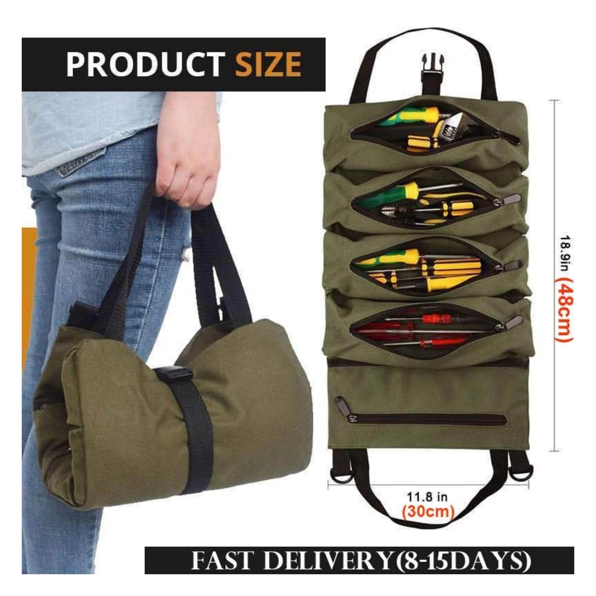 Roll Up Tool Bag 1