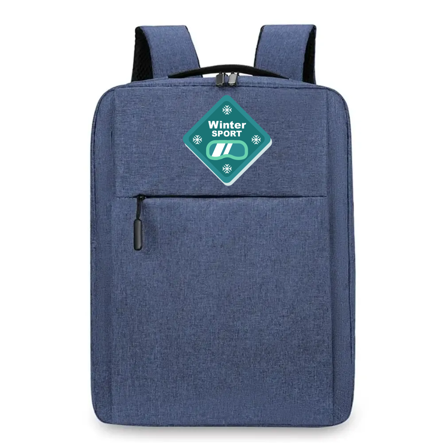 Stock JetSet Waterproof Oxford Backpack - 16.5x11.8x4.7 in