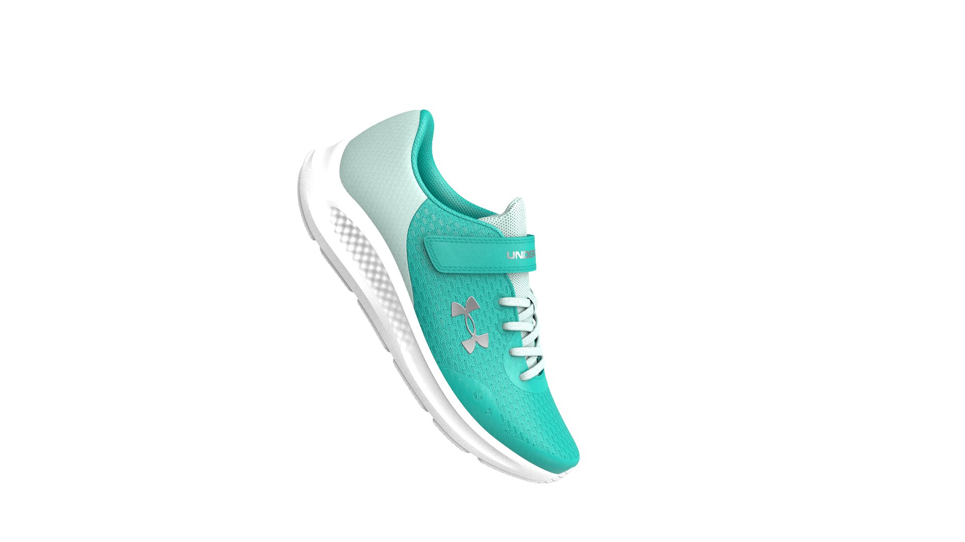 UA Pursuit 3 AC Girls' Pre-School Running Shoes 2