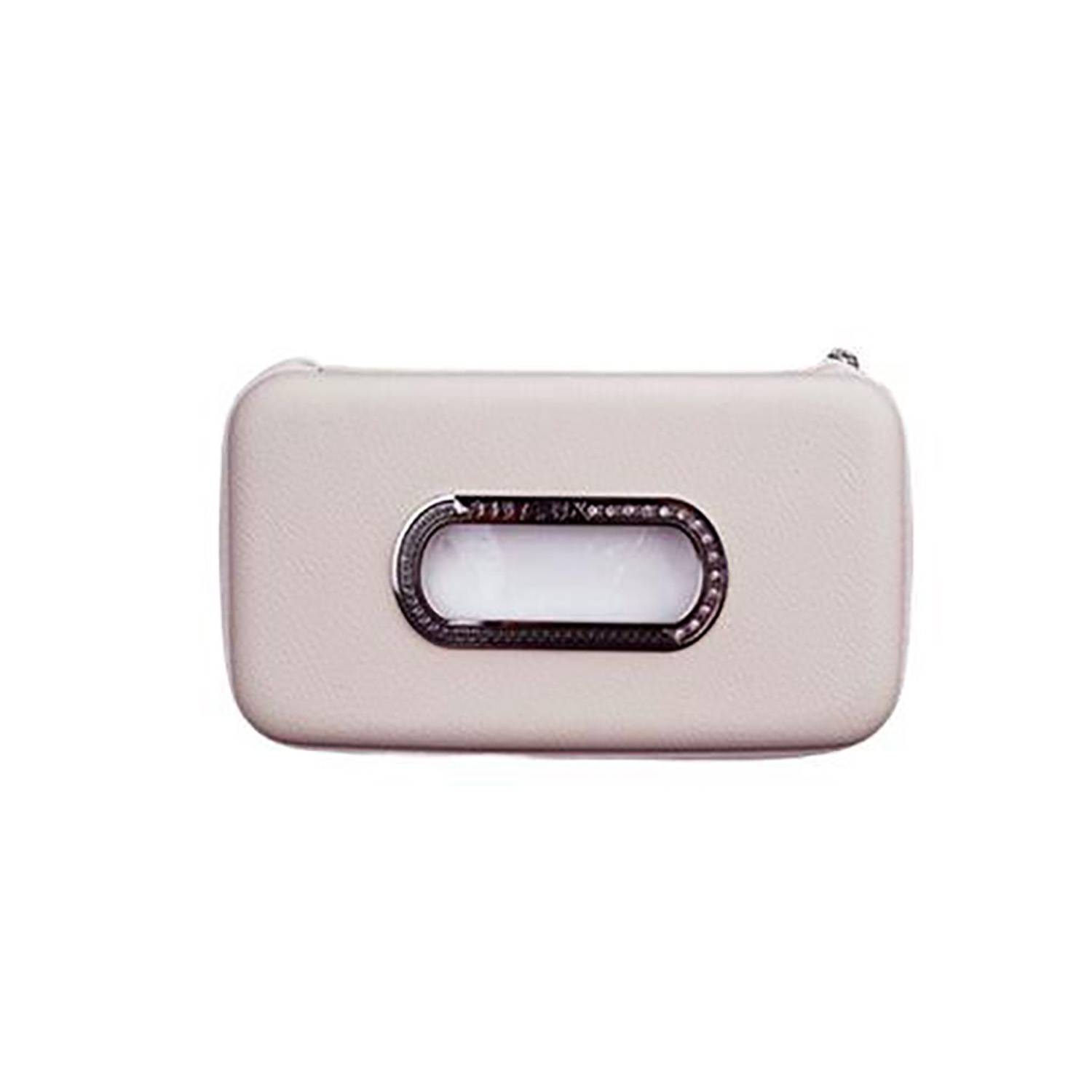 PU Leather Hanging Car Tissue Box 4