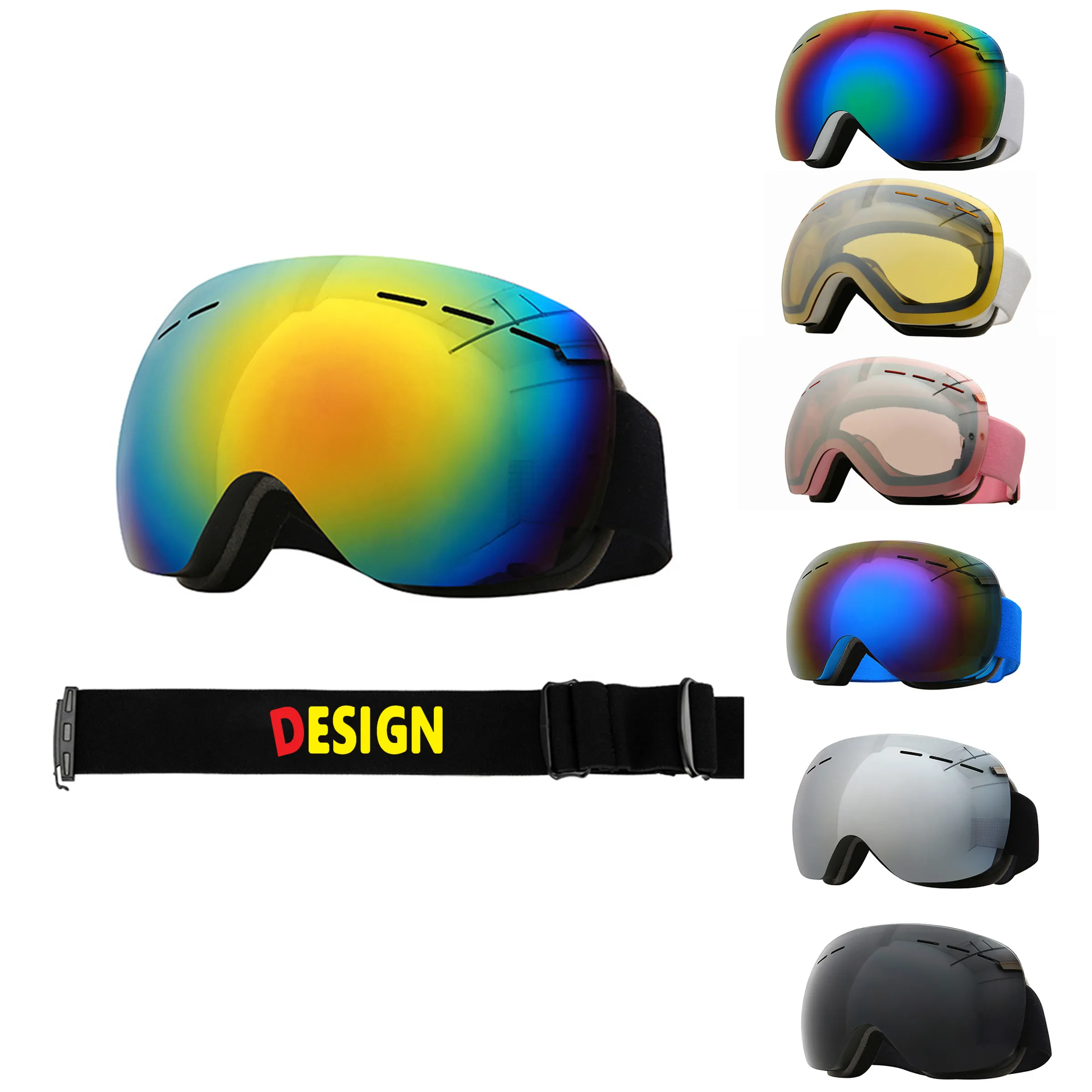 UV Protection Anti fog Ski Goggles