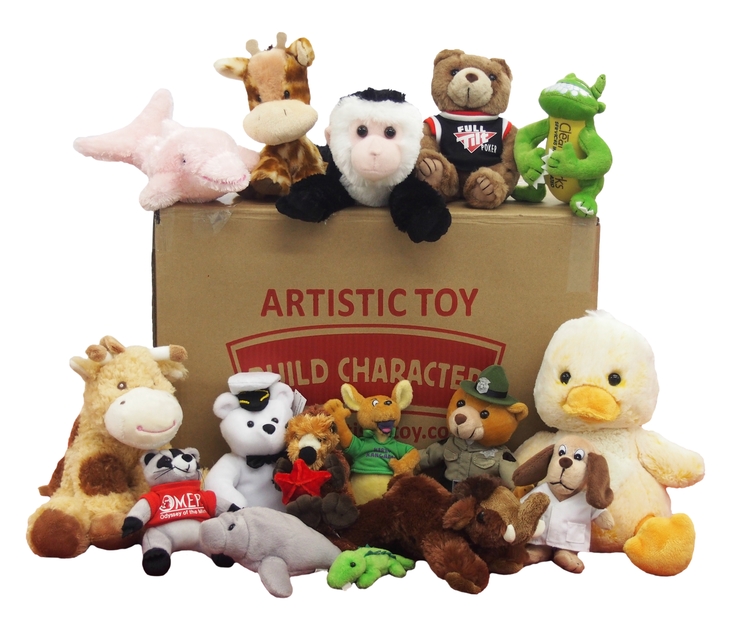 100 Assorted Size and Style Plush Toys 2
