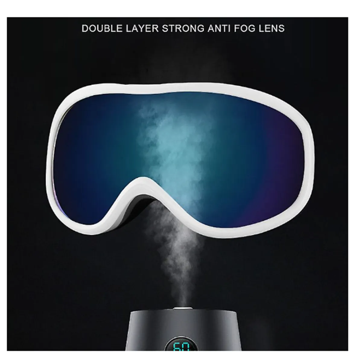 Double Layers Flow Anti-Ultraviolet Windproof Ski Goggles 7