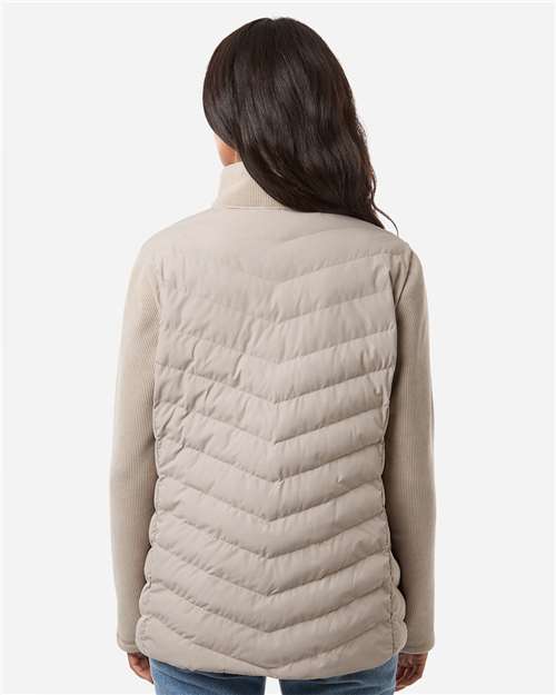 Women's Mixed Media Chevron Jacket - W26719 10