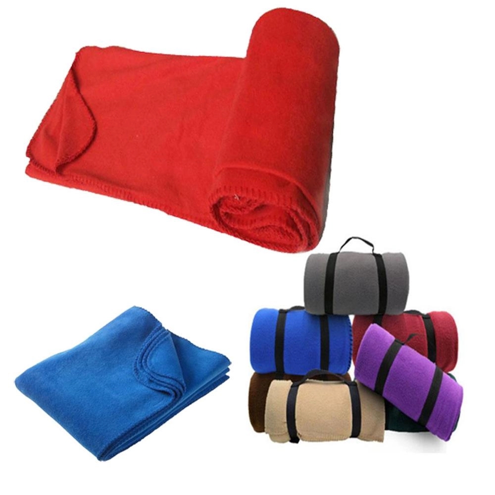 50inch x 60inch Portable Fleece Throw Blanket 2