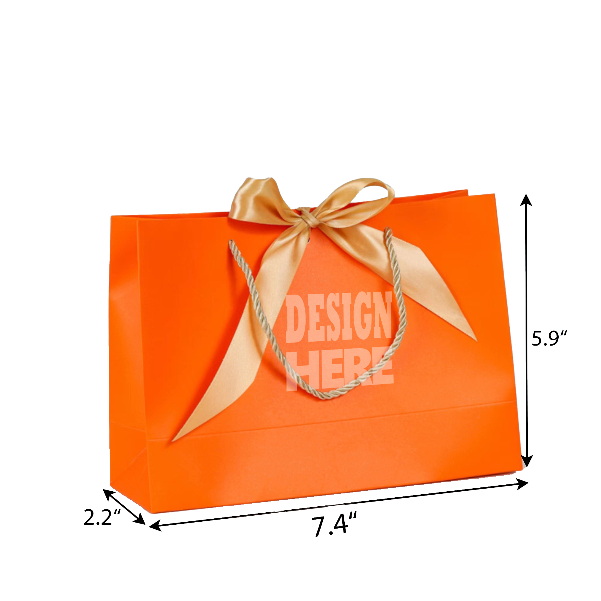 Small Gift Bags with Bow Ribbon 2