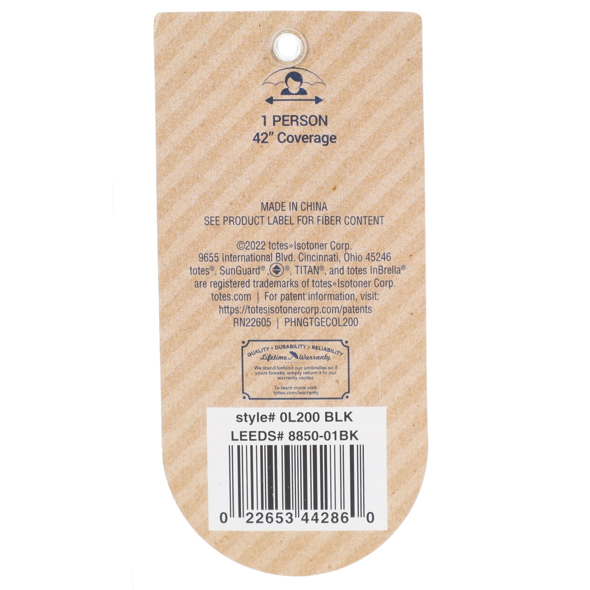 42" totes® 3 Section Auto Open Umbrella 41