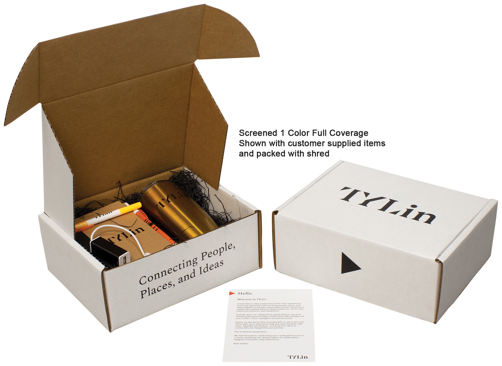11" X 8" X 4" - B-Flute Outside Tuck Box 2