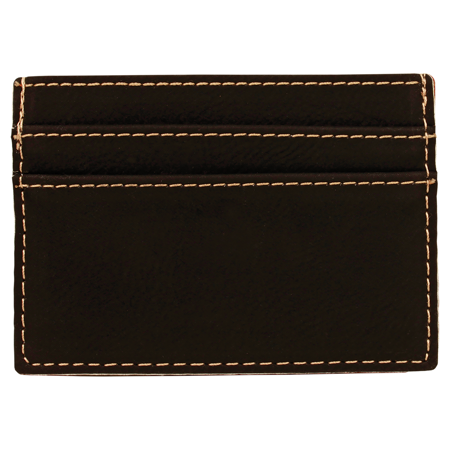 Laser Engraved Leatherette Slim Wallet with Money Clip (4"x2.75") 5
