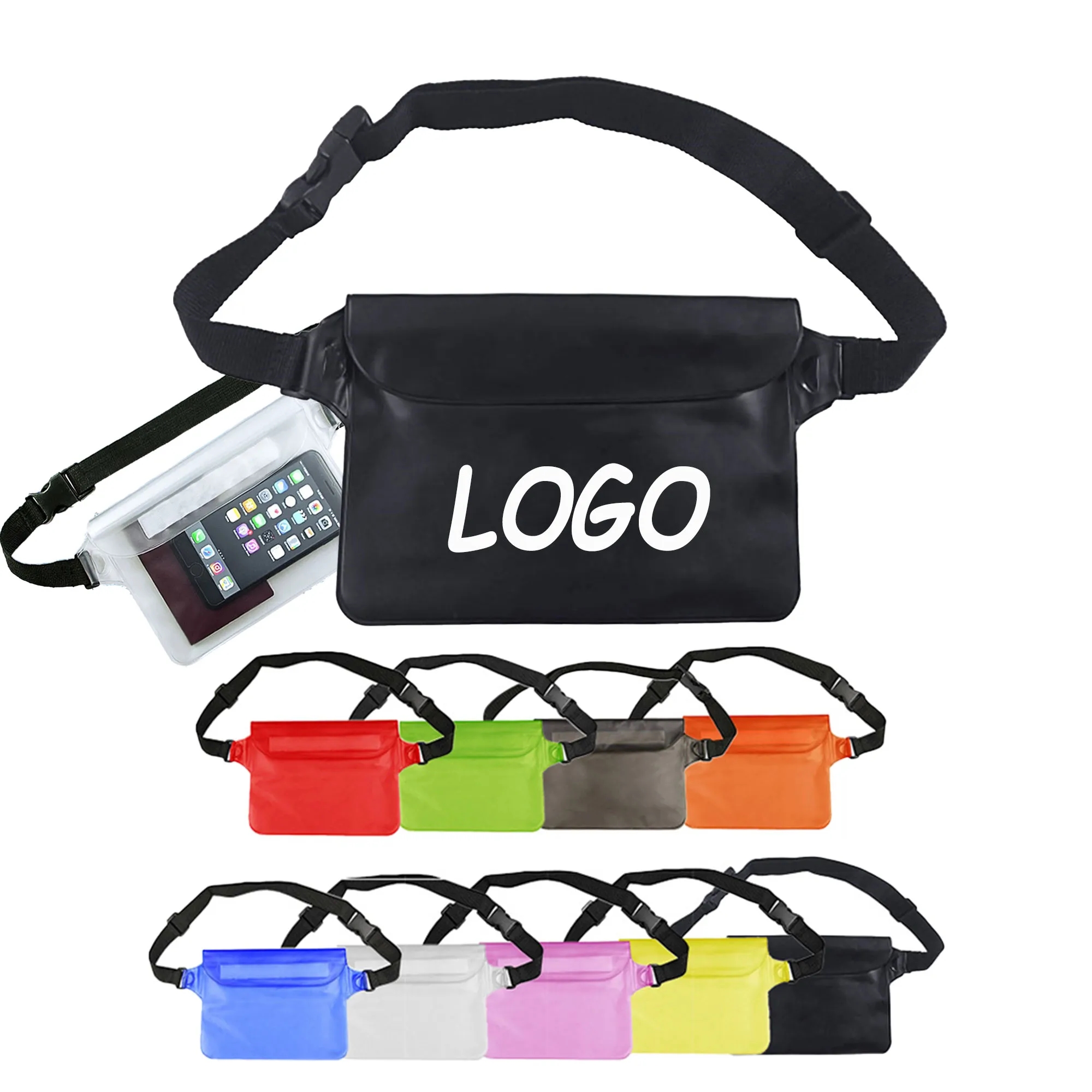 MOQ 10 Sealed Waterproof Transparent Bag Outdoor Swimming 1