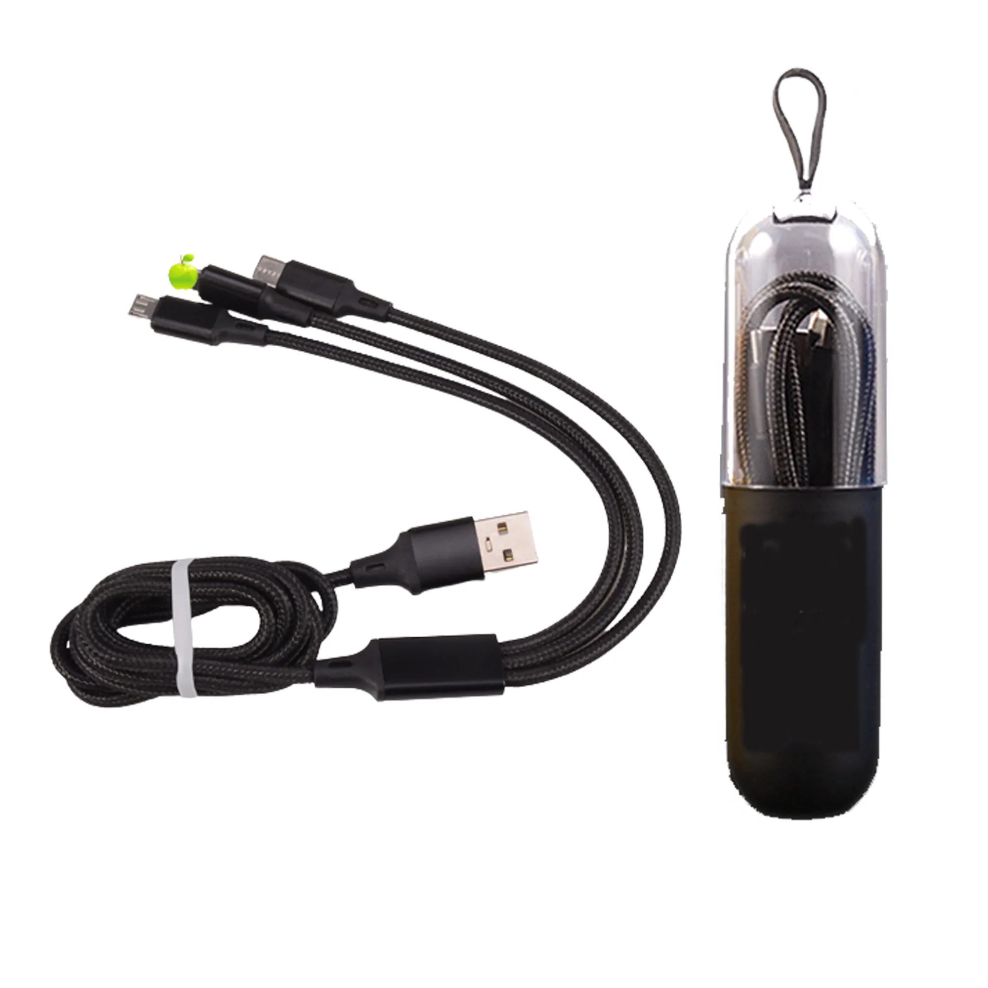 3 in1 Multifunctional USB Charging Cable With Case 2