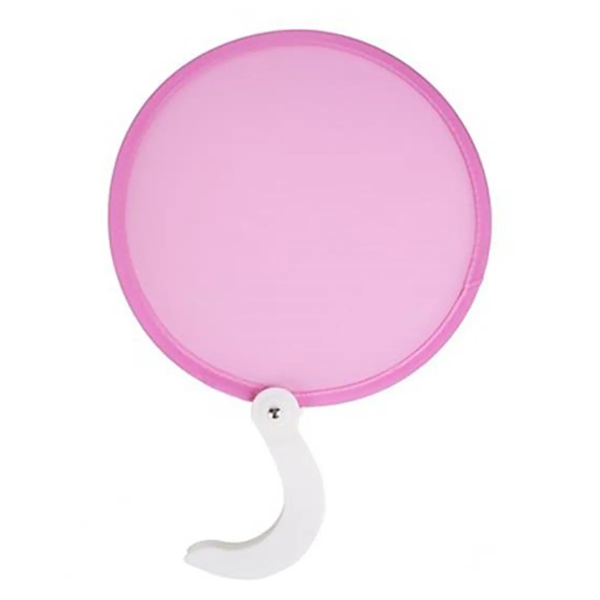 Custom Portable Foldable Polyester Hand Held Disc Fan 7