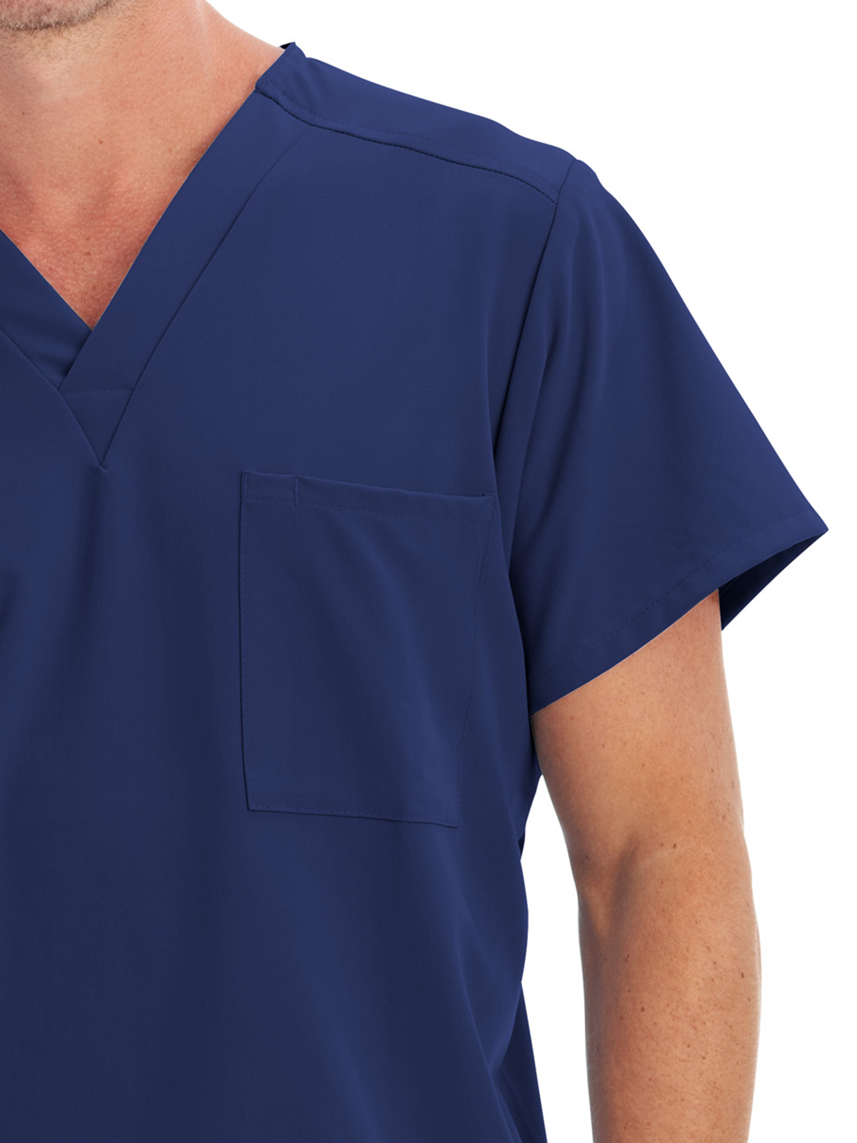 Jockey - Unisex 1-Pocket V-Neck Top 23