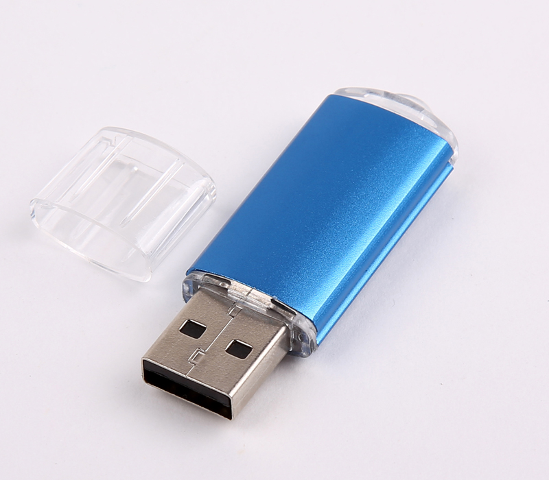 Silver Mini USB Flash Drive 2