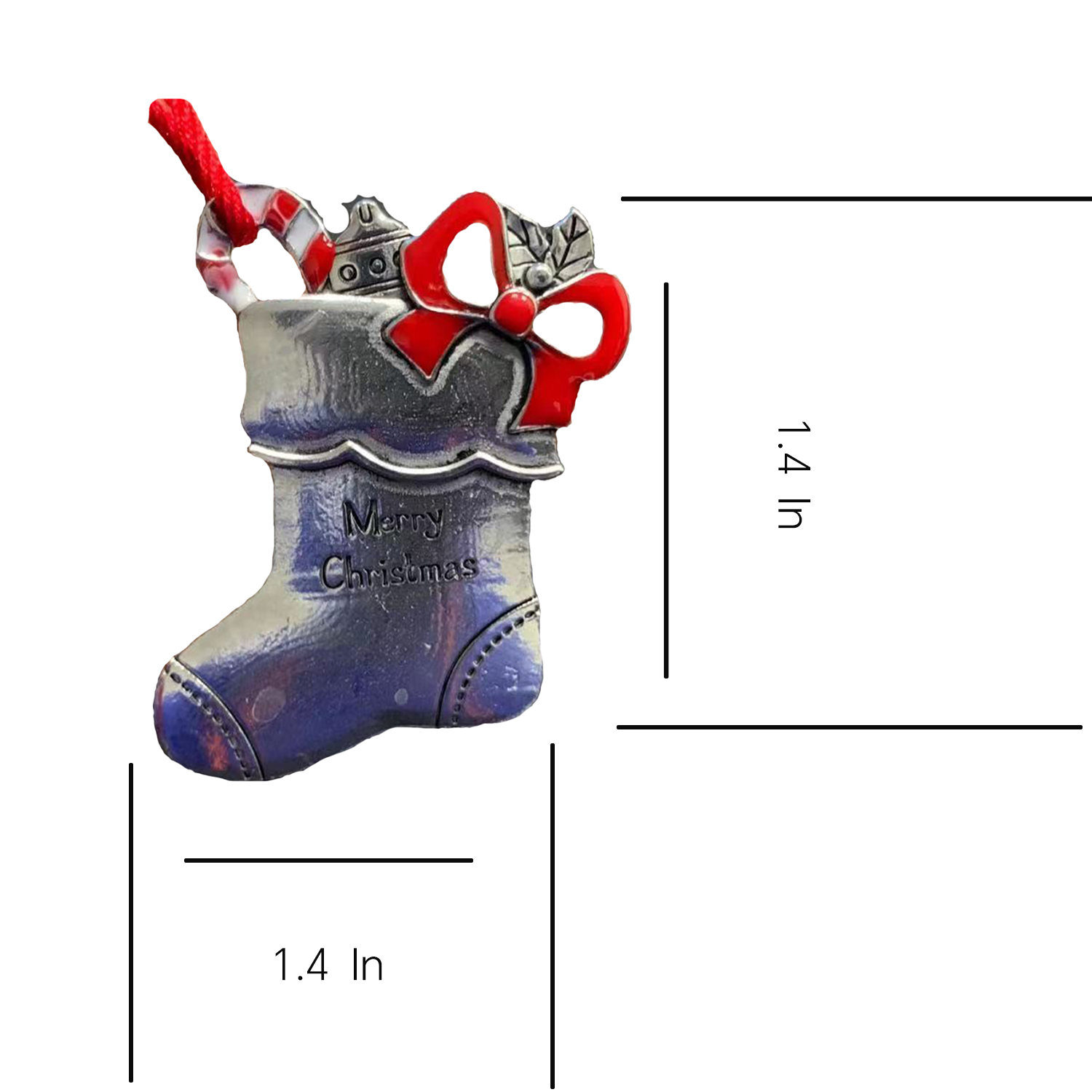Metal Hanging Christmas Tree Ornaments 4