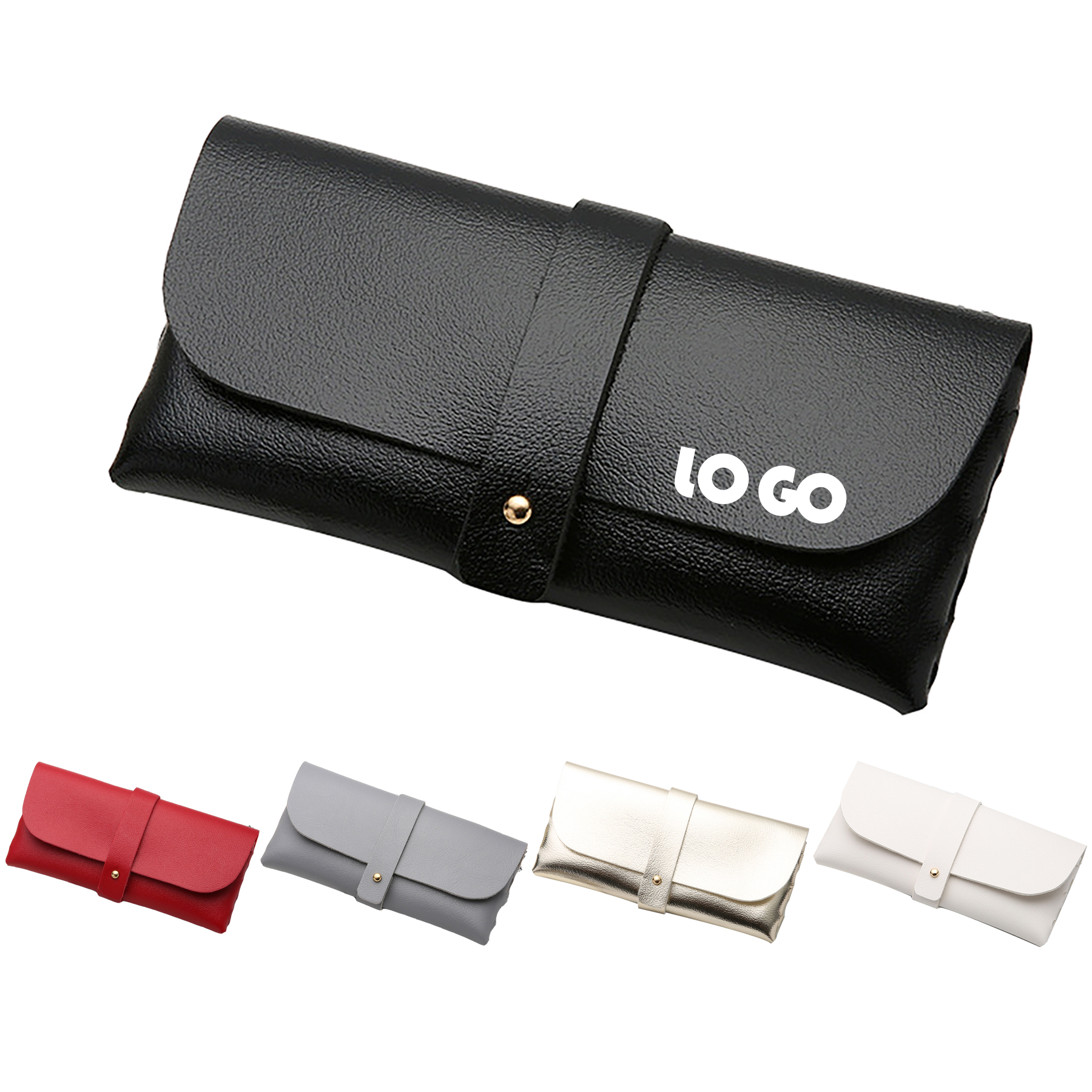 Portable Leather Glasses Case 2