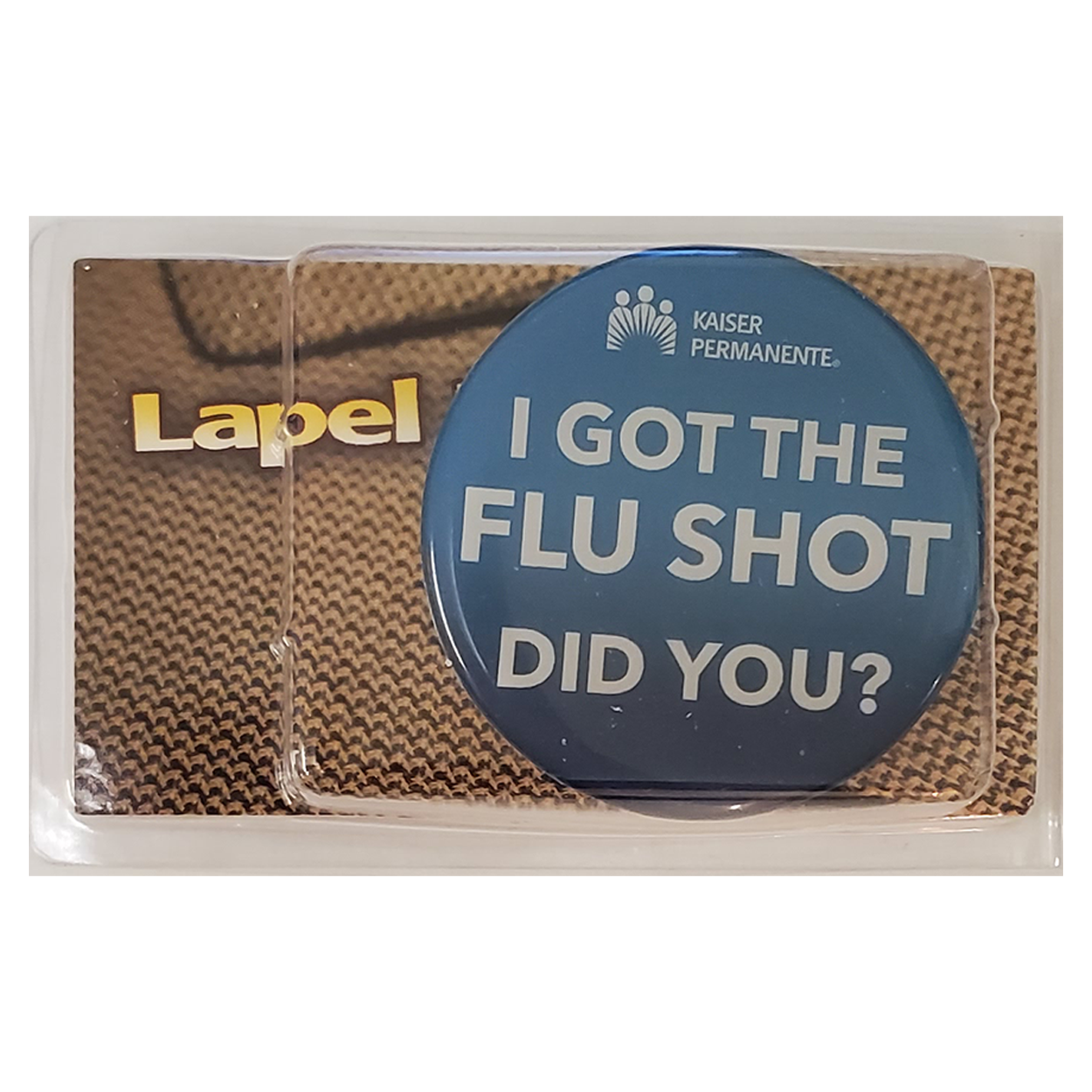 Lapel Pin / Pins with custom shape imprint from 3.1 - 4 Sq. In. 3