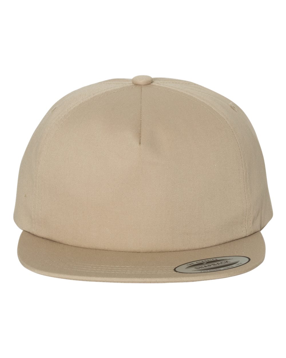 Lightly-Structured Five-Panel Snapback Cap - 6502 25