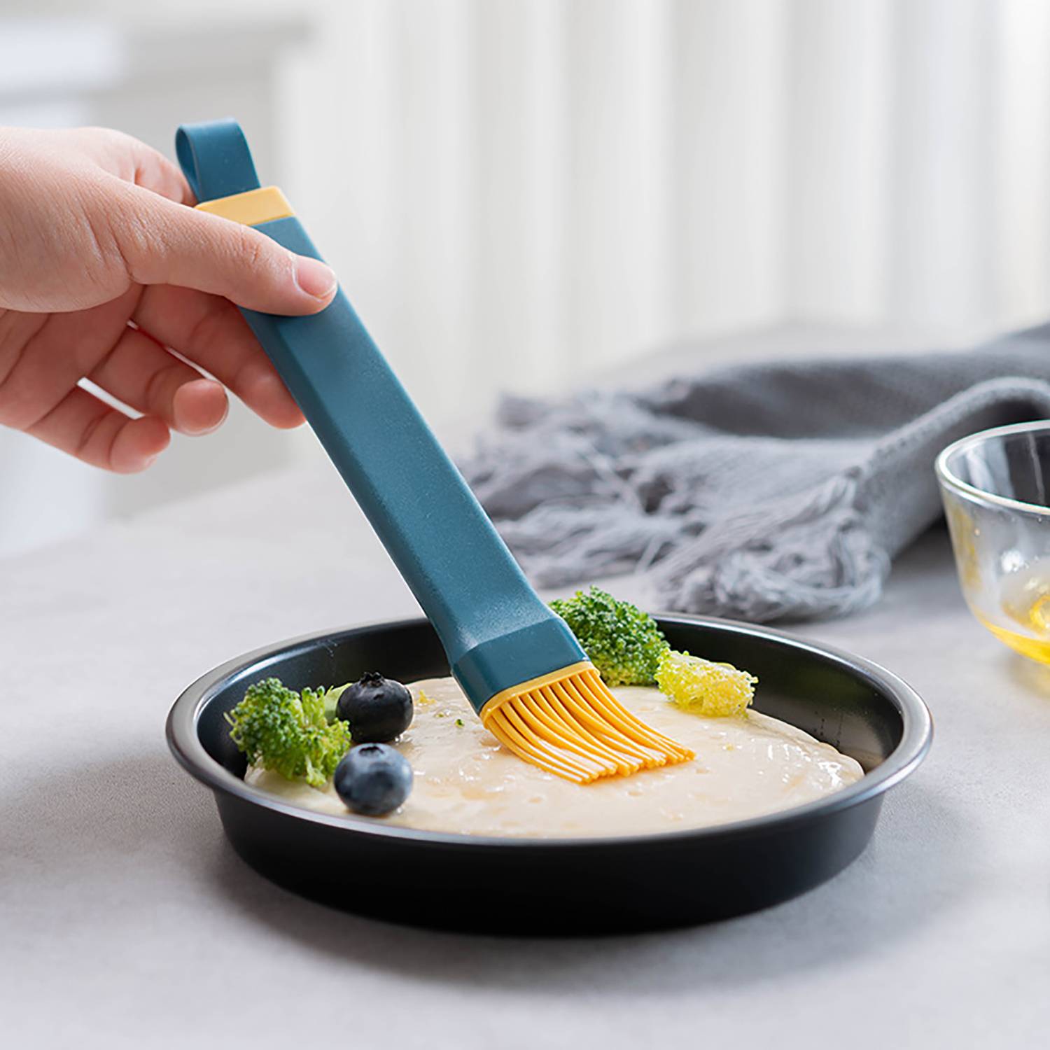 Silicone BBQ Basting Kitchen Oil Brush 7