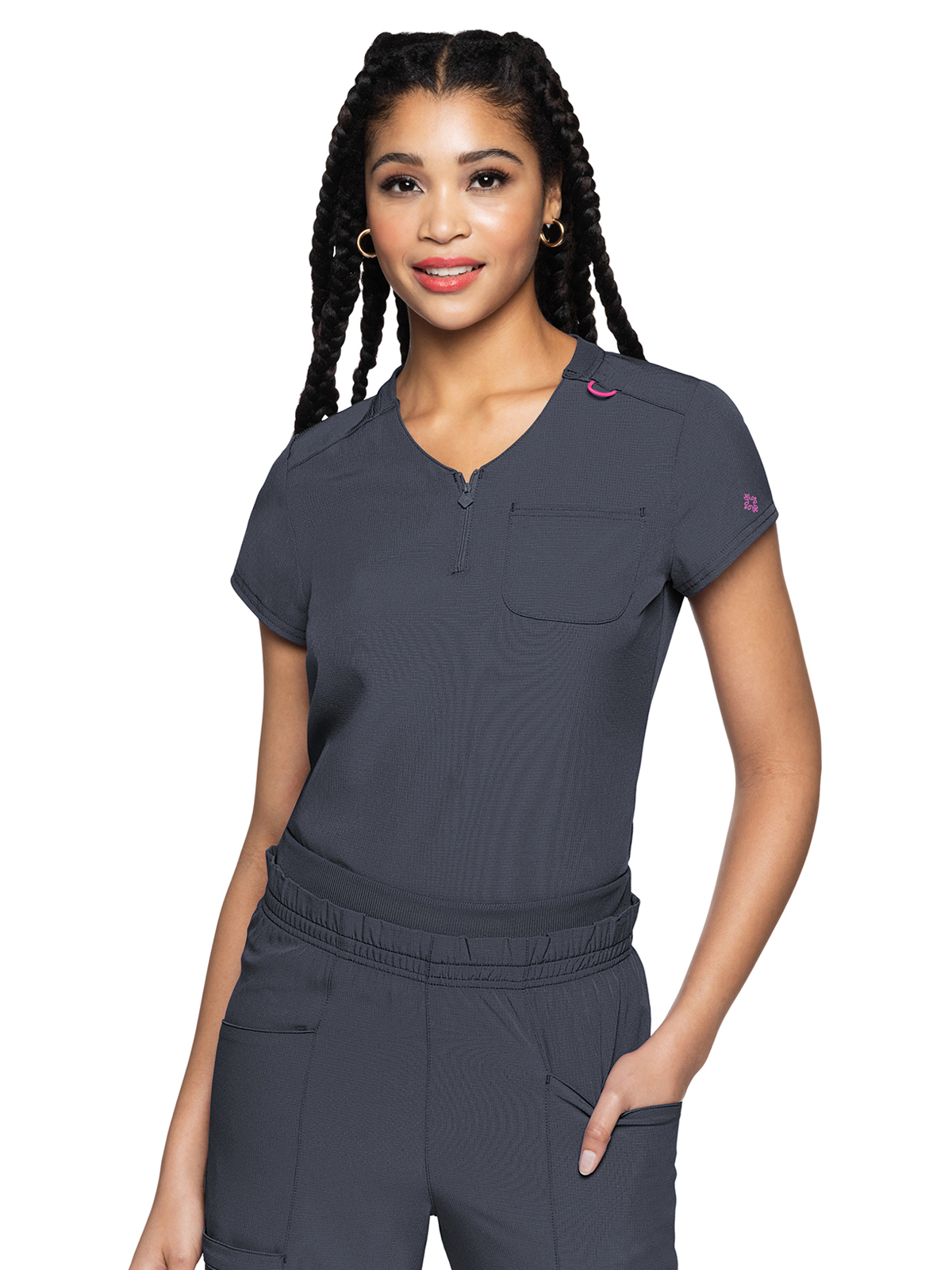 Med Couture - MC AMP - Women's 1-Pocket V-Neck Top 32