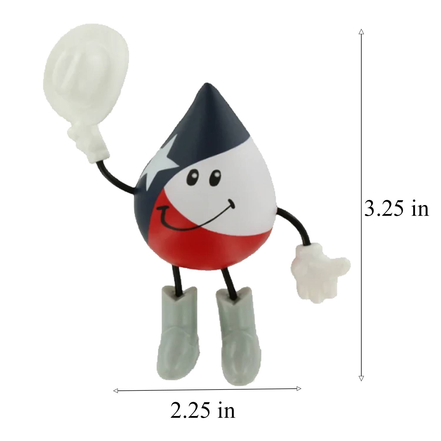PU Texas-Themed Stress Reliever Figure 5