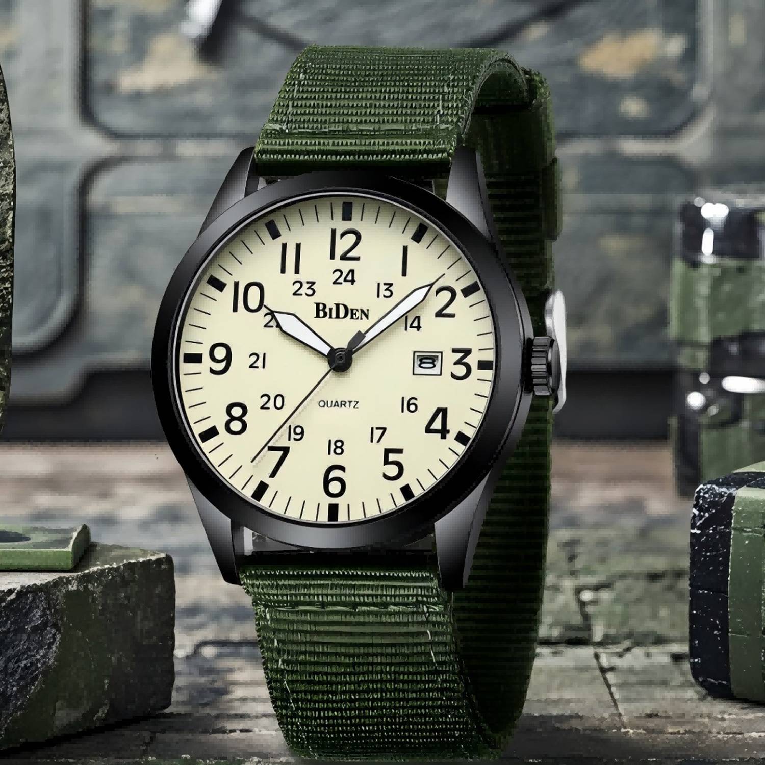 Nylon Strap Waterproof Quartz Watch 8