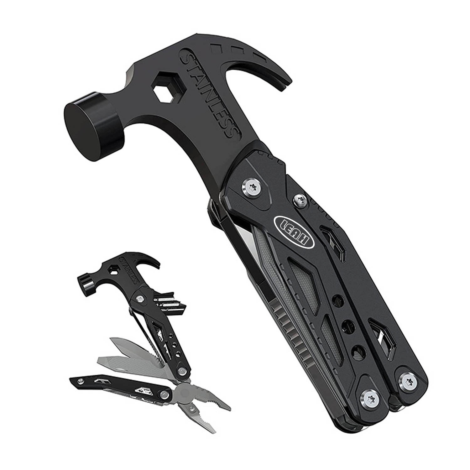 14 In 1 Small Multitool Hammer With Pliers Screwdrivers 2
