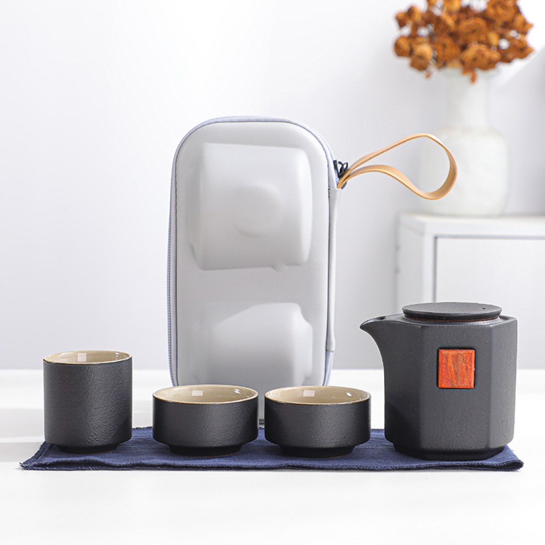 Ceramic Portable Travel Tea Set 2